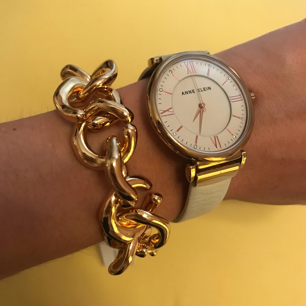 Baublebar gold plated chain bracelet NEW!